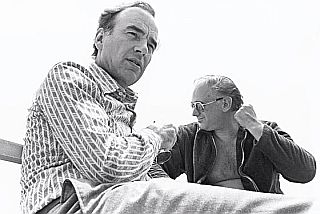 Rupert Murdoch & Clay Felker in East Hampton, NY in the 1970s, when the two newspapermen were “pals.”