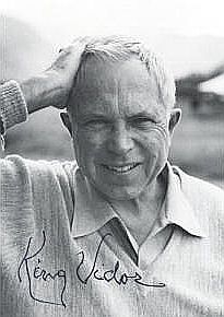 King Vidor in later years. Click for book.