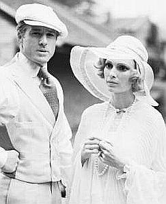 Robert Redford and Mia Farrow on the set of 1974's “The Great Gatsby.” Click for film.