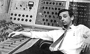 Phil Spector, shown later, in the control room of a music studio, where he would become a rock ‘n roll maestro.