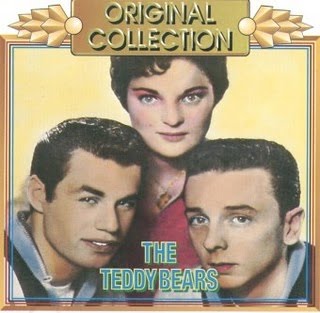 Shown on the above CD cover are Teddy Bears’ lead singer Annette Kleinbard and a young Phil Spector, right, author of their 1958 hit song, “To Know Him is To Love Him.” Click for Greatest Hits CD.