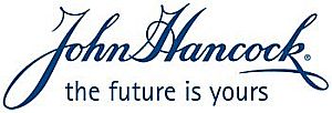 The John Hancock company logo as seen in 2010.