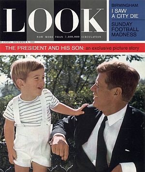 Dec. 3, 1963: Look magazine ran a special picture story on JFK & his son shortly after the president’s death.