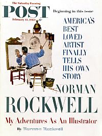 13 Feb 1960: Norman Rockwell, cover feature. Click for related book.