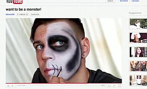 This fan-submitted video on YouTube titled “want to be a monster,” appears in the Gaga-Google ad.