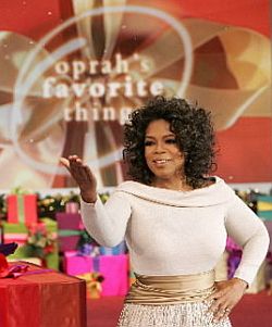 Oprah gave away 350 iPod music players to her TV audience on a May 2003 show.