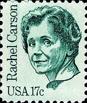 1981: Rachel Carson stamp.