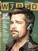Wired magazine, August 2009, featuring Brad Pitt.