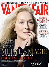 Meryl Streep, Vanity Fair cover, January 2010.