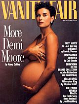 August 1991, Vanity Fair cover, “More Demi Moore.”