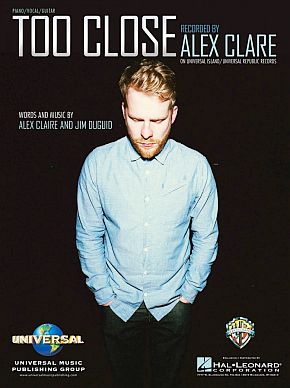 Cover art for sheet music for Alex Clare song, "Too Close."