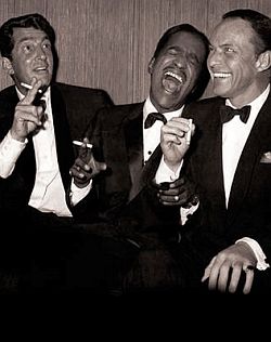 Early 1960s: Frank Sinatra, right, with “Rat Pack” pals Dean Martin, left, and Sammy Davis, Jr, center. Click on photo for related story.