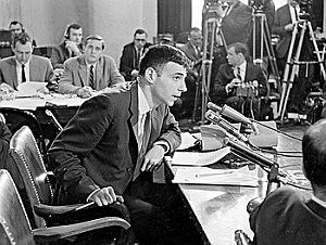 1966: Ralph Nader testifying in Congress.
