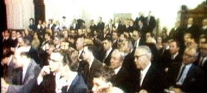 A portion of the crowd attending GM hearing, 1966.