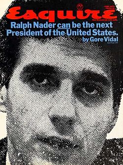 June 1971: Esquire magazine published Gore Vidal’s piece, “Ralph Nader Can Be The Next President of the United States.” Click for copy.