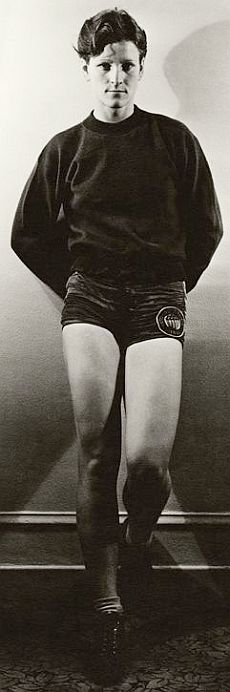 Babe Didrikson, 19, in photo by  Lusha Nelson that appeared in the January 1933 issue of ‘Vanity Fair’ magazine.