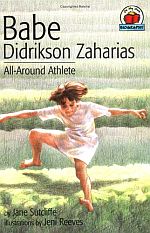 Young Texas hedge-jumper, Babe Didrikson, on book cover.