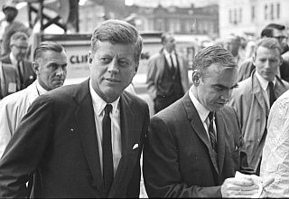 Nov 1963: JFK with Rep. Jim Wright in Fort Worth, Texas.
