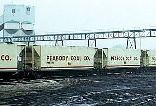 “Mr. Peabody’s coal
                        train” has a prominent role in John Prine’s 1971
                        song, “Paradise,” about coal mining’s damage.