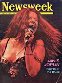 Janis Joplin featured in a ‘Newsweek’ cover story, ‘Rebirth of the Blues,’ May 26, 1969.