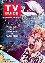 TV Guide, week of August 28th, 1965, featured Lucy with Dolphin “Splash” on the cover, from her TV series. Week of August 28th, 1965.