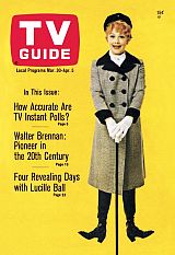 For TV Guide the week of March 30th, 1968, Lucy was featured on the cover with story, “Four Revealing Days With Lucille Ball”. Week of March 30th, 1968.