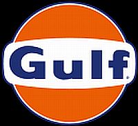 Gulf Oil Company logo.