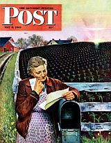 John Falter’s “Letter From Overseas,” SEP, May 8, 1943. Ltr From Overseas, May 1943.