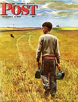 John Falter’s “Amber Waves of Grain,” SEP, September 8, 1945. Amber Waves..., Sept 1945.