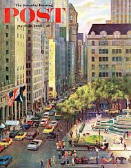 John Falter’s painting used for this March 1960 Sat Eve Post cover sold for $461,000 in Feb 2014.