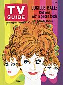 TV Guide cover, July 15th, 1967. “Lucille Ball: Redhead With a Golden Touch.”