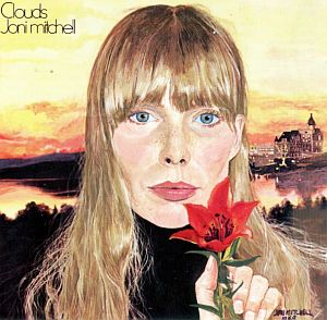 Joni Mitchell’s 2nd studio album, “Clouds,” released in May 1969, also featured her artwork on the cover. Click for CD.