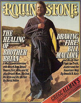 Nov 4th, 1976: Rolling Stone magazine with cover story: “The Healing of Brother Brian – A Multitrack Interview with Beach Boys Brian, Dennis, Carl, Mike and Al, Plus Brian’s Mom, His Dad, His Wife and His Shrink,” by Davide Felton.