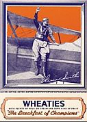 Elinor Smith, the first woman to appear on a Wheaties cereal box, 1934.