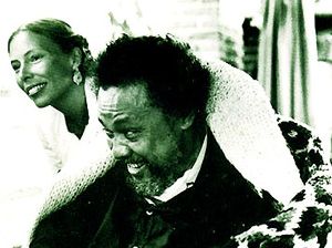 1978: Joni Mitchell and Charles Mingus. Photo, Sue Mingus