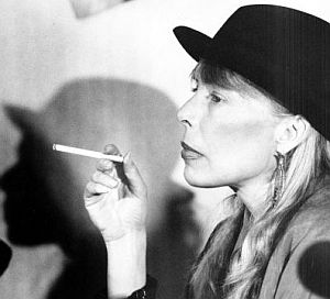 Joni Mitchell, 1988. Photo, Doug Griffin