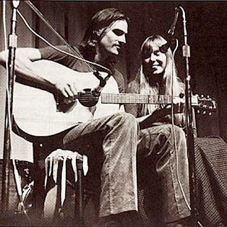 Oct 29, 1970: James Taylor and Joni Mitchell in London for a BBC radio performance.