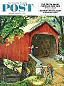 Saturday Evening Post cover art, August 1954.