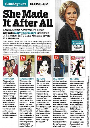 On the occasion of her 2012 SAG Lifetime Achievement Award, TV Guide took a look back at her career.