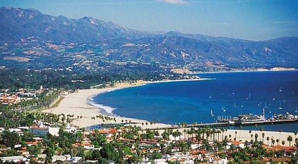 Santa Barbara, California, set between the Pacific Ocean and the Santa Ynez Mountains, is truly one of the most beautiful areas of the United States.
