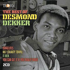 Cover of 2-CD set of “The Best of Desmond Dekker” on the Trojan label, London, 2016. Click for CD.