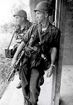 Vietnam, 1967: Daniel Ellsberg, right, shown with Associated Press photographer Horst Faas.