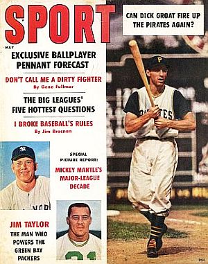 In May 1961, Groat continues to receive top billing along side big stars like Mantle and football great, Jim Taylor.