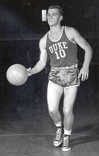 Early 1950s. Dick Groat, All-American basketball star at Duke University, became a pro baseball player with the Pittsburgh Pirates, St. Louis Cardinals & Philadelphia Phillies.