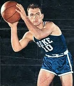 Dick Goat was drafted 3rd overall in the 1952 NBA draft and played briefly with the Ft. Wayne Pistons. 
